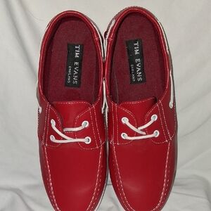 Tim Evans England Red Men's Shoes